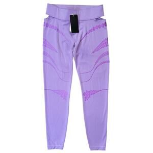 NWT Reebok X Cardi B High-Rise Purple Leggings Large